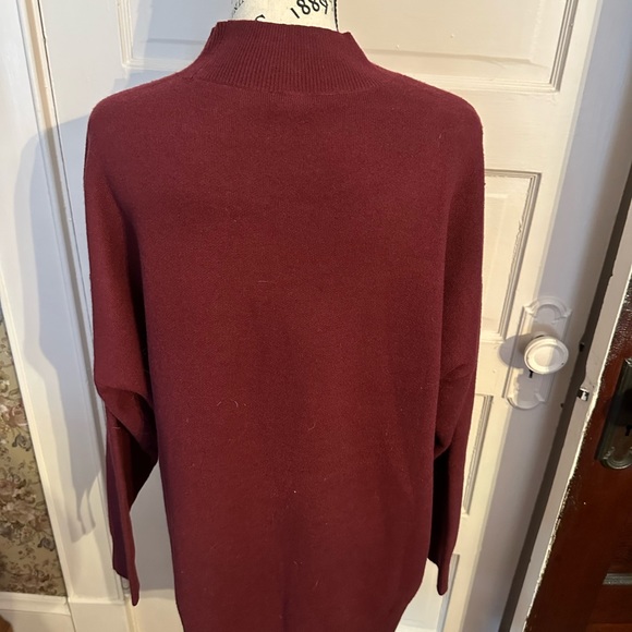 Burgundy torrid high neck sweater - Picture 5 of 5